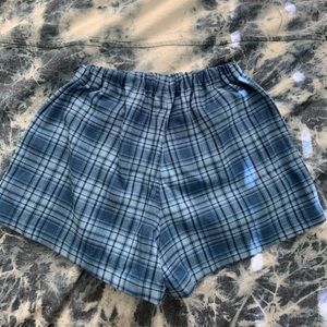 Blue Striped Brandy Melville shorts
